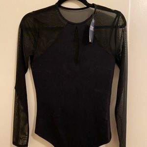 COPY - Abercrombie Black Mesh Bodysuit